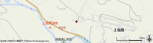 栃木県那須塩原市上塩原804周辺の地図