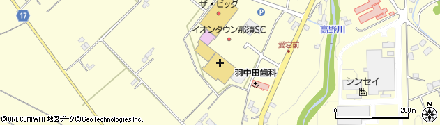 マンマチャオイオンタウン那須店周辺の地図