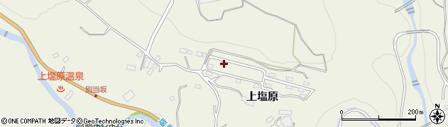 栃木県那須塩原市上塩原647周辺の地図