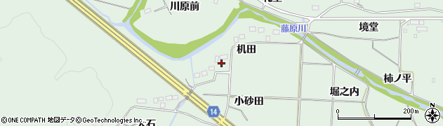 福島県いわき市常磐藤原町（机田）周辺の地図