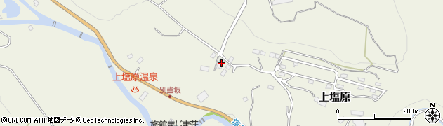 栃木県那須塩原市上塩原797周辺の地図