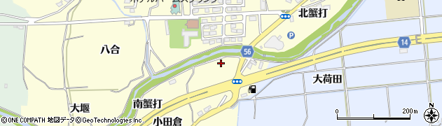 福島県いわき市常磐白鳥町（蟹打）周辺の地図