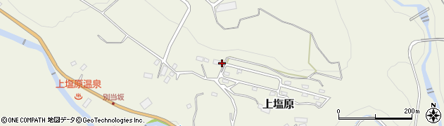 栃木県那須塩原市上塩原779周辺の地図
