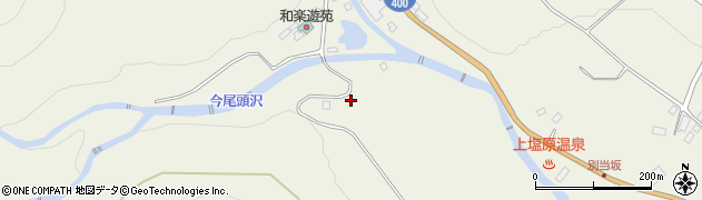栃木県那須塩原市上塩原503周辺の地図