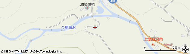 栃木県那須塩原市上塩原501周辺の地図