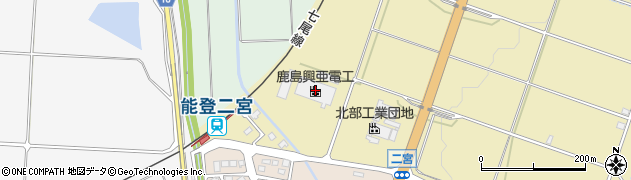 鹿島興亜電工周辺の地図