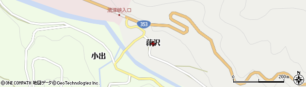 新潟県十日町市葎沢周辺の地図