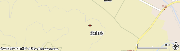 福島県東白川郡棚倉町北山本勝台沢周辺の地図