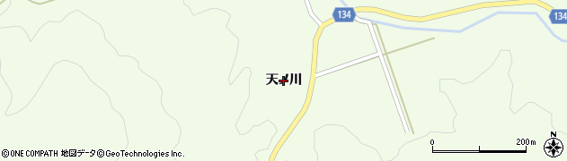 福島県いわき市田人町黒田（天ノ川）周辺の地図