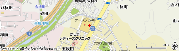 福島県いわき市鹿島町船戸京塚周辺の地図