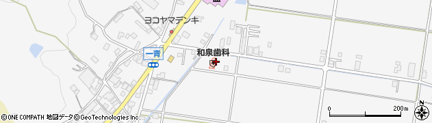 石川県中能登町（鹿島郡）一青（ま）周辺の地図
