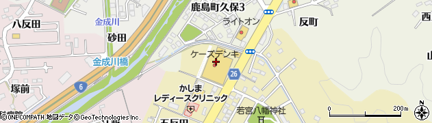 福島県いわき市鹿島町船戸京塚3周辺の地図