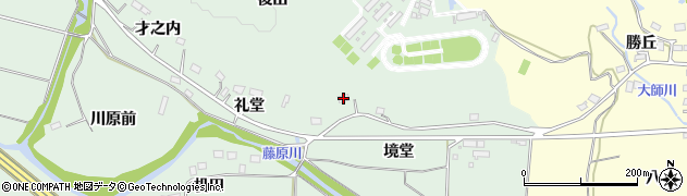 福島県いわき市常磐藤原町（境堂）周辺の地図