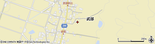 石川県中能登町（鹿島郡）武部（シ）周辺の地図