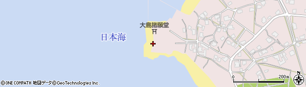 石川県志賀町（羽咋郡）大島（イ）周辺の地図