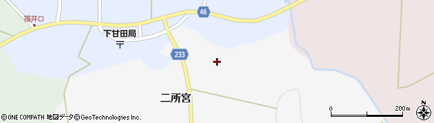 石川県志賀町（羽咋郡）二所宮（井）周辺の地図