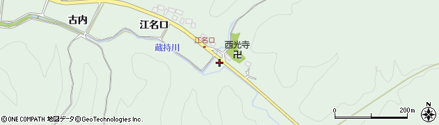 福島県いわき市鹿島町上蔵持江名口5周辺の地図