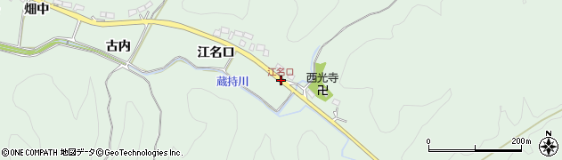 江名口周辺の地図