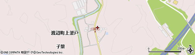 福島県いわき市渡辺町上釜戸（川籠石）周辺の地図