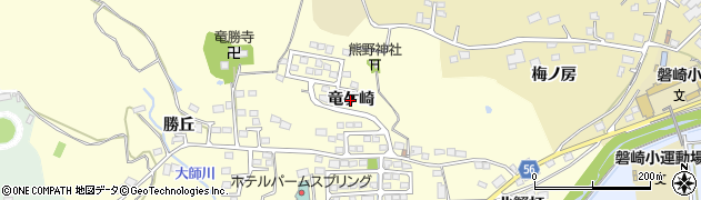 福島県いわき市常磐白鳥町（竜ケ崎）周辺の地図