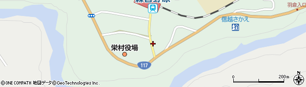 栄村役場前周辺の地図