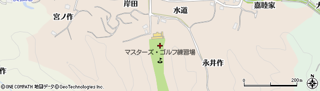 福島県いわき市鹿島町下蔵持小部屋作周辺の地図