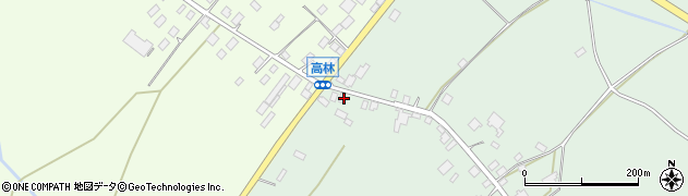 栃木県　警察本部那須塩原警察署高林駐在所周辺の地図