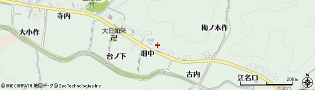 福島県いわき市鹿島町上蔵持（畑中）周辺の地図