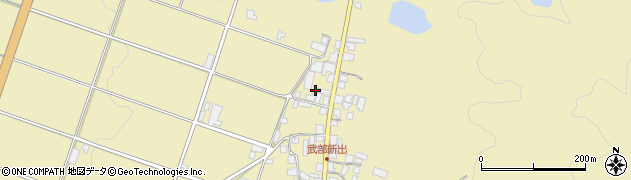 石川県中能登町（鹿島郡）武部（ケ）周辺の地図