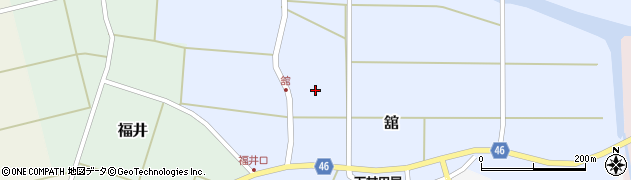 石川県志賀町（羽咋郡）舘（ム）周辺の地図