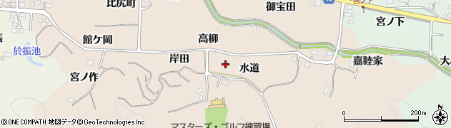 福島県いわき市鹿島町下蔵持（水道）周辺の地図