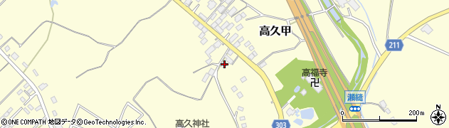 栃木県那須郡那須町高久甲609周辺の地図