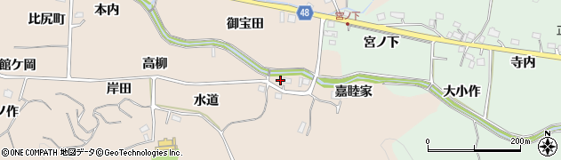 福島県いわき市鹿島町下蔵持嘉睦家46周辺の地図