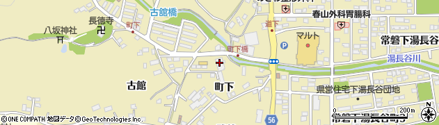 福島県いわき市常磐下湯長谷町周辺の地図