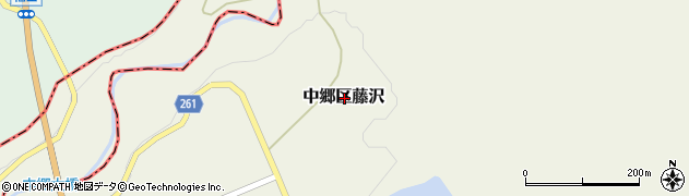 新潟県上越市中郷区藤沢周辺の地図