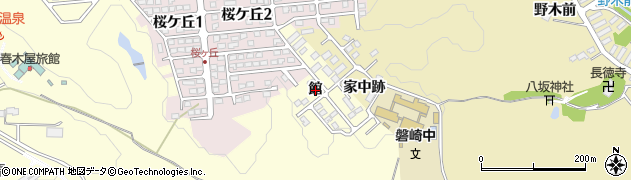 福島県いわき市常磐白鳥町（館）周辺の地図