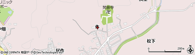 福島県いわき市常磐下船尾町作周辺の地図