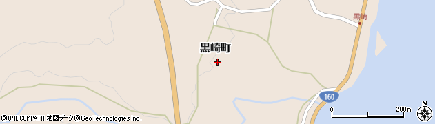石川県七尾市黒崎町（エ）周辺の地図
