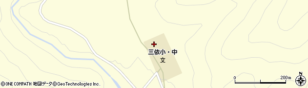 日光市立三依中学校周辺の地図