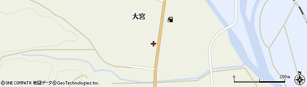 福島県棚倉町（東白川郡）八槻（大宮）周辺の地図