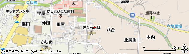 福島県いわき市鹿島町下蔵持沢目周辺の地図