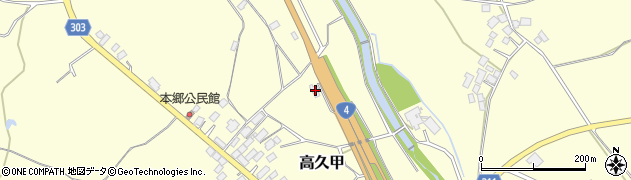 栃木県那須郡那須町高久甲728周辺の地図