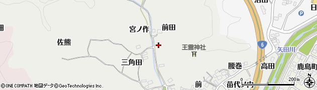 福島県いわき市小名浜金成（前田）周辺の地図