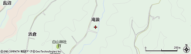 福島県いわき市鹿島町上蔵持（滝浪）周辺の地図