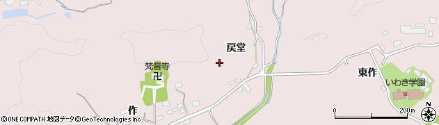 福島県いわき市常磐下船尾町（戻堂）周辺の地図