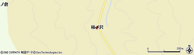 福島県いわき市遠野町滝（柿ノ沢）周辺の地図