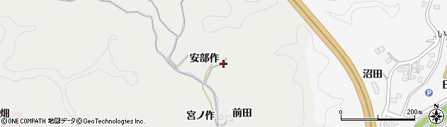 福島県いわき市小名浜金成安部作周辺の地図
