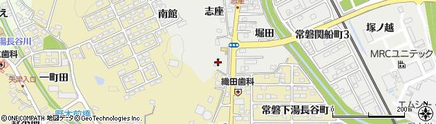 福島県いわき市常磐関船町南館34周辺の地図
