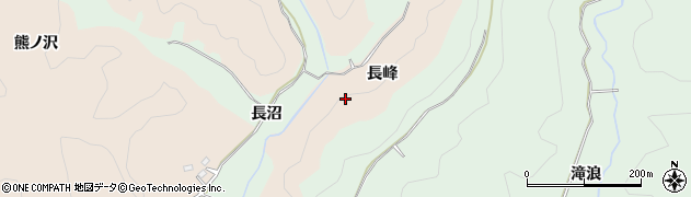 福島県いわき市鹿島町下蔵持（長峰）周辺の地図