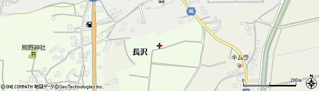 石川県志賀町（羽咋郡）長沢（ケ）周辺の地図